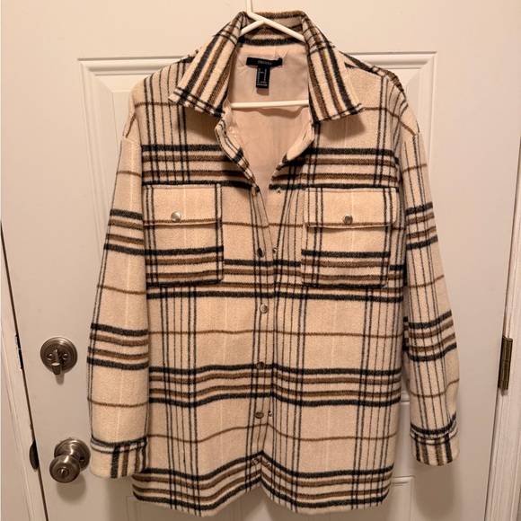 🤎 Plaid Button-Up Jacket - Picture 4 of 5
